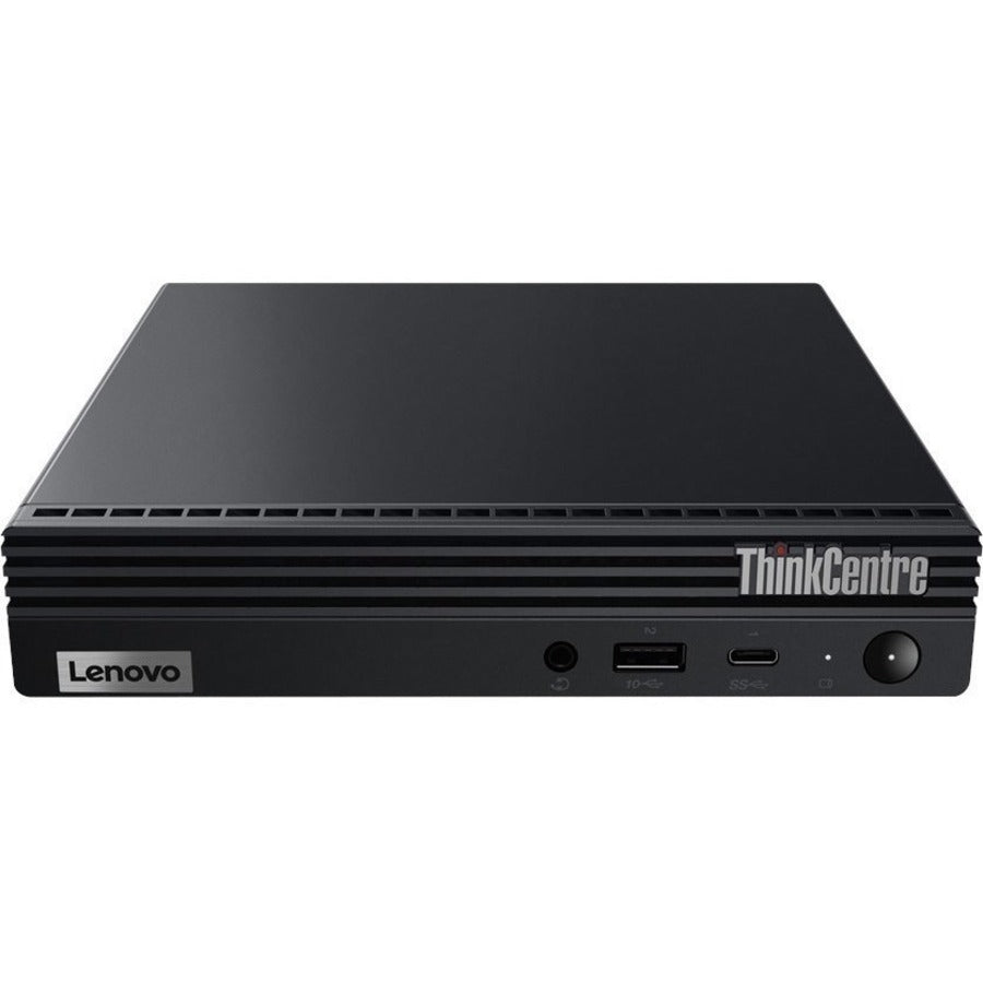 Ordinateur de bureau Lenovo ThinkCentre M60e 11LV008SUS - Intel Core i5 10e génération i5-1035G1 Quad-core (4 cœurs) 1 GHz - 8 Go de RAM DDR4 SDRAM - 256 Go SSD M.2 PCI Express NVMe 3.0 x4 - Minuscule - Noir 11LV008SUS