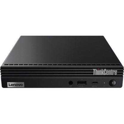 Ordinateur de bureau Lenovo ThinkCentre M60e 11LV008SUS - Intel Core i5 10e génération i5-1035G1 Quad-core (4 cœurs) 1 GHz - 8 Go de RAM DDR4 SDRAM - 256 Go SSD M.2 PCI Express NVMe 3.0 x4 - Minuscule - Noir 11LV008SUS