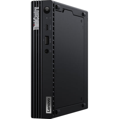 Ordinateur de bureau Lenovo ThinkCentre M60e 11LV008SUS - Intel Core i5 10e génération i5-1035G1 Quad-core (4 cœurs) 1 GHz - 8 Go de RAM DDR4 SDRAM - 256 Go SSD M.2 PCI Express NVMe 3.0 x4 - Minuscule - Noir 11LV008SUS