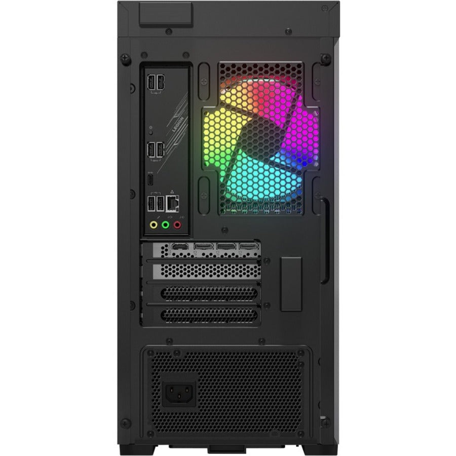 Ordinateur de bureau de jeu Lenovo Legion T5 26IAB7 90SU000CUS - Intel Core i7 12e génération i7-12700 Dodeca-core (12 cœurs) - 16 Go de RAM DDR5 SDRAM - Disque dur 1 To - SSD NVMe M.2 PCI Express PCI Express NVMe 4.0 x4 1 To - Tour - Noir 90SU000CUS