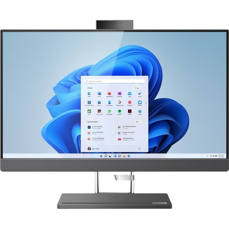 Lenovo IdeaCentre 5 27IAH7 F0GQ000XCF All-in-One Computer - Intel Core i7 12th Gen i7-12700H Tetradeca-core (14 Core) - 16 GB RAM DDR5 SDRAM - 512 GB M.2 PCI Express 3.0 SSD - 27" QHD 2560 x 1440 Touchscreen Display - Desktop - Storm Gray F0GQ000XCF