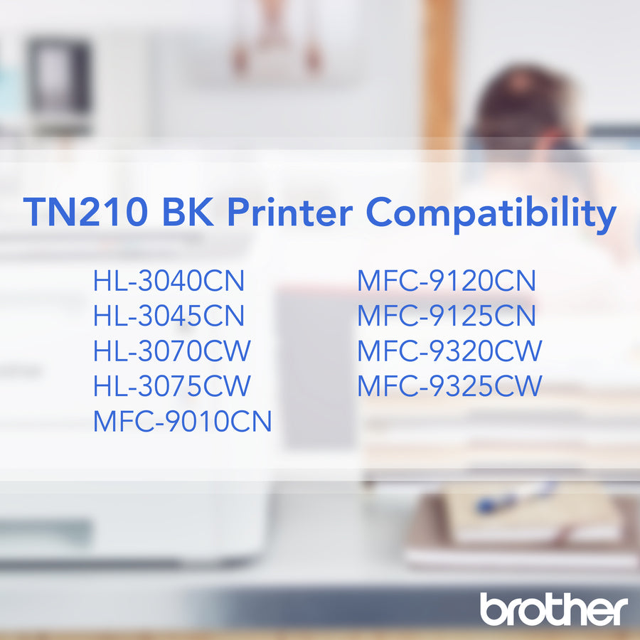 Cartouche de toner d'origine Brother TN210BK TN210BK