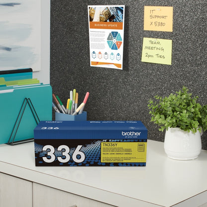 Cartouche de toner d'origine Brother TN336Y TN336Y