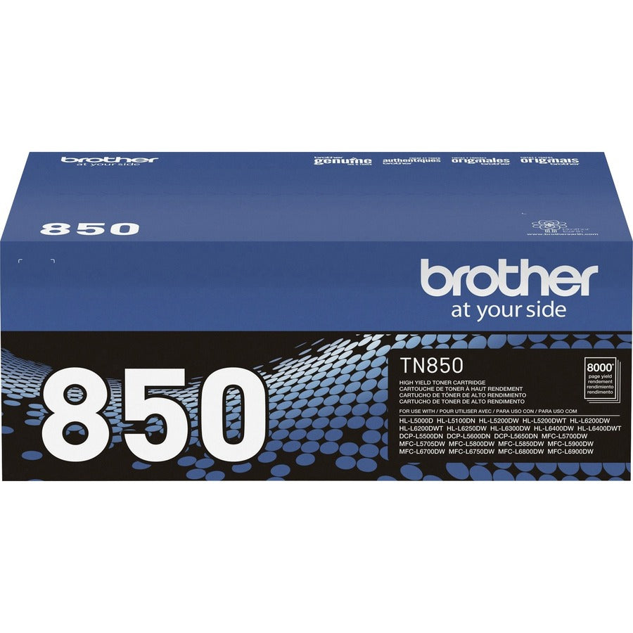 Cartouche de toner d'origine Brother TN850 TN850