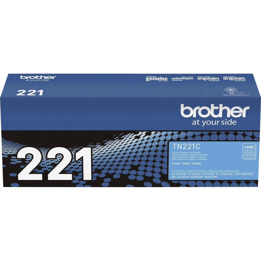 Cartouche de toner d'origine Brother TN221C TN221C