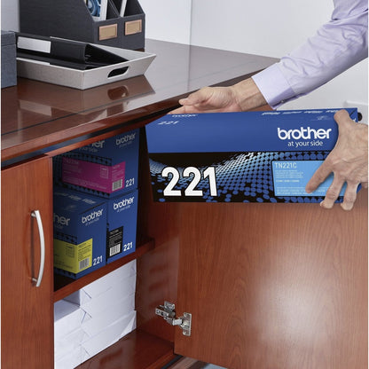Cartouche de toner d'origine Brother TN221C TN221C