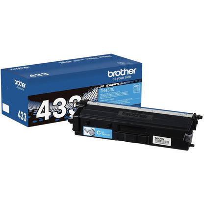 Brother TN433C Original High Yield Laser Toner Cartridge - Cyan - 1 Each TN433C