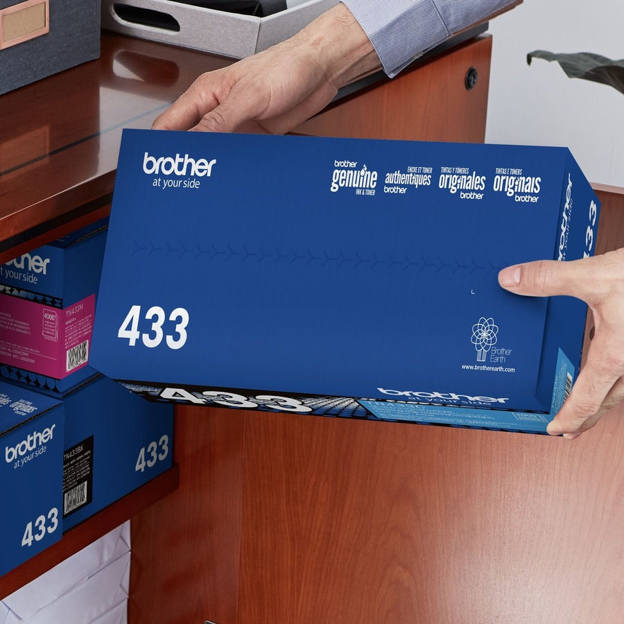 Brother TN433C Original High Yield Laser Toner Cartridge - Cyan - 1 Each TN433C