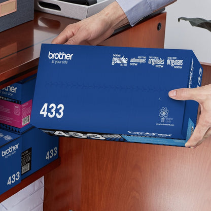 Brother TN433C Original High Yield Laser Toner Cartridge - Cyan - 1 Each TN433C