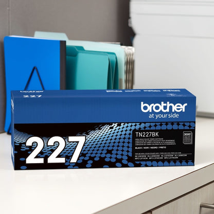 Brother TN-227BK Original High Yield Laser Toner Cartridge - Black - 1 Each TN227BK