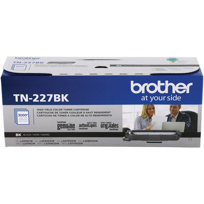 Brother TN-227BK Original High Yield Laser Toner Cartridge - Black - 1 Each TN227BK