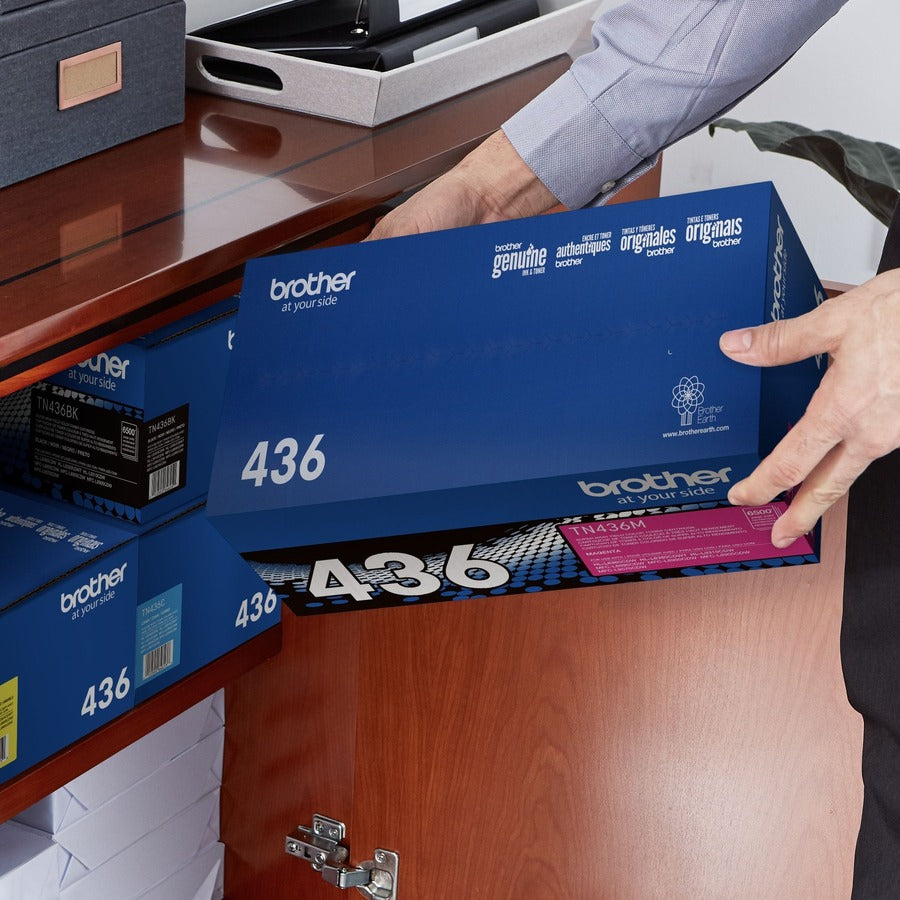 Cartouche de toner laser d'origine Brother TN436M - Magenta - 1 unité TN436M