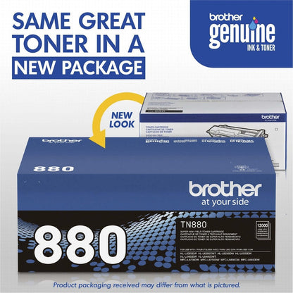 Cartouche de toner d'origine Brother TN880 TN880