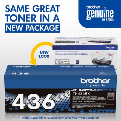 Brother TN436BK Original Laser Toner Cartridge - Black - 1 Each TN436BK