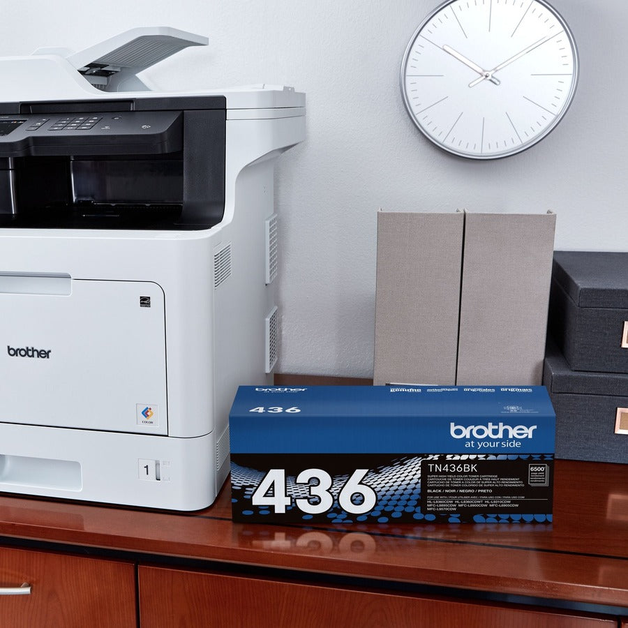 Brother TN436BK Original Laser Toner Cartridge - Black - 1 Each TN436BK