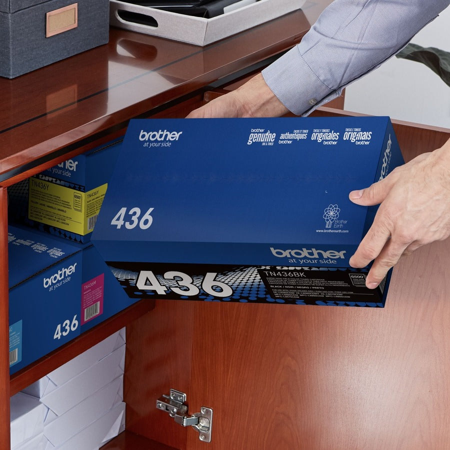 Brother TN436BK Original Laser Toner Cartridge - Black - 1 Each TN436BK