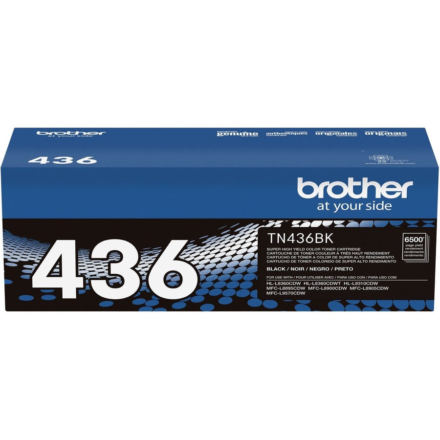 Brother TN436BK Original Laser Toner Cartridge - Black - 1 Each TN436BK