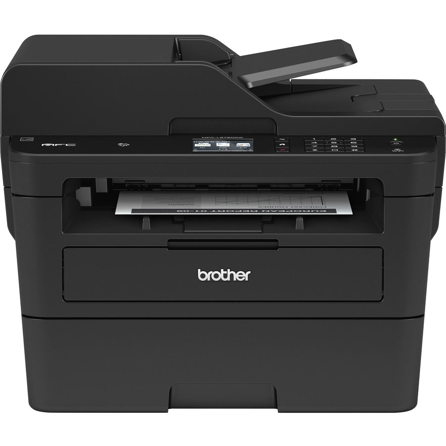 Imprimante laser multifonction Brother MFC-L2750DW avec écran tactile de 2,7 pouces, copie et numérisation recto verso en un seul passage et sans fil et NFC MFC-L2750DW