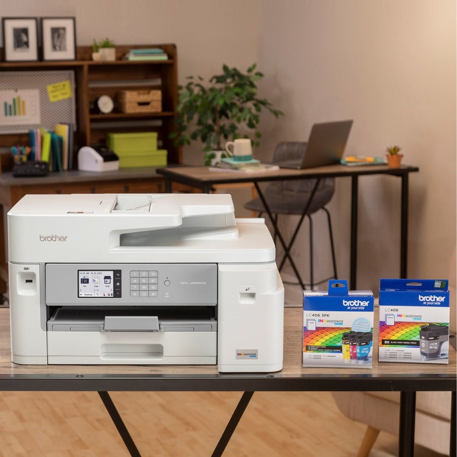 Brother INKvestment Tank MFC-J5855DW Wireless Inkjet Multifunction Printer - Color MFCJ5855DW