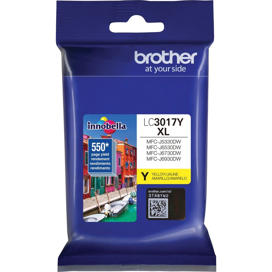 Brother Innobella LC3017Y Original High Yield Inkjet Ink Cartridge - Yellow - 1 / Pack LC3017YS