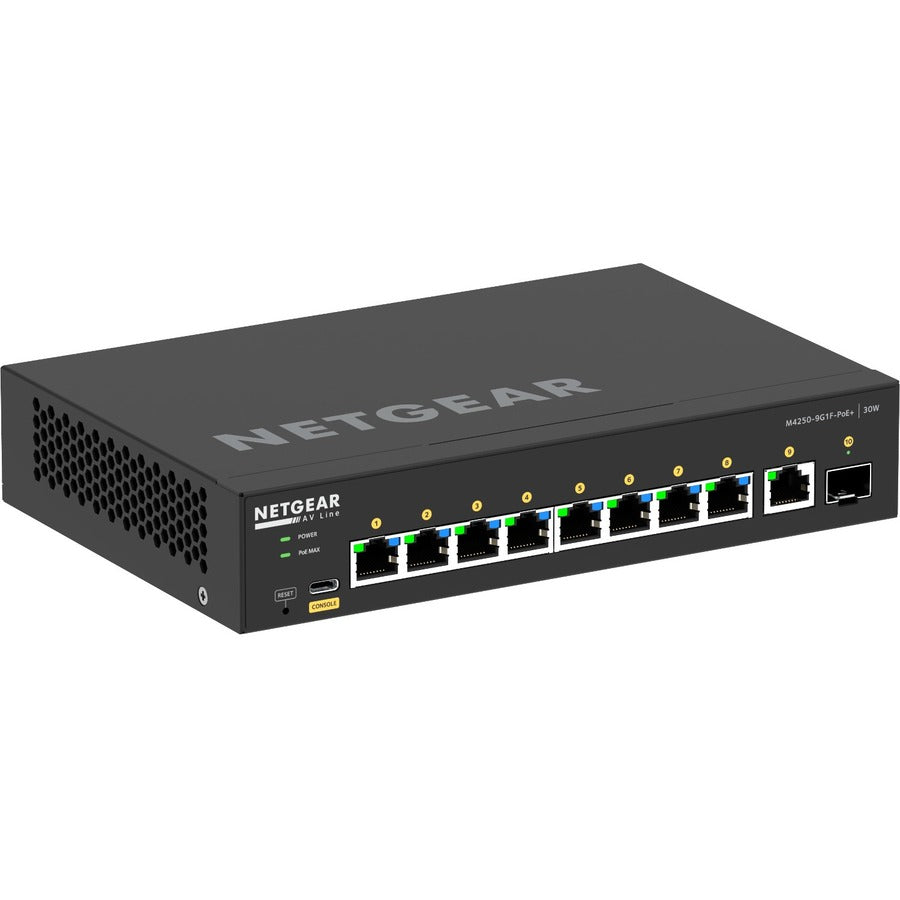 Commutateur Ethernet Netgear AV Line M4250 GSM4210PD GSM4210PD-100NAS