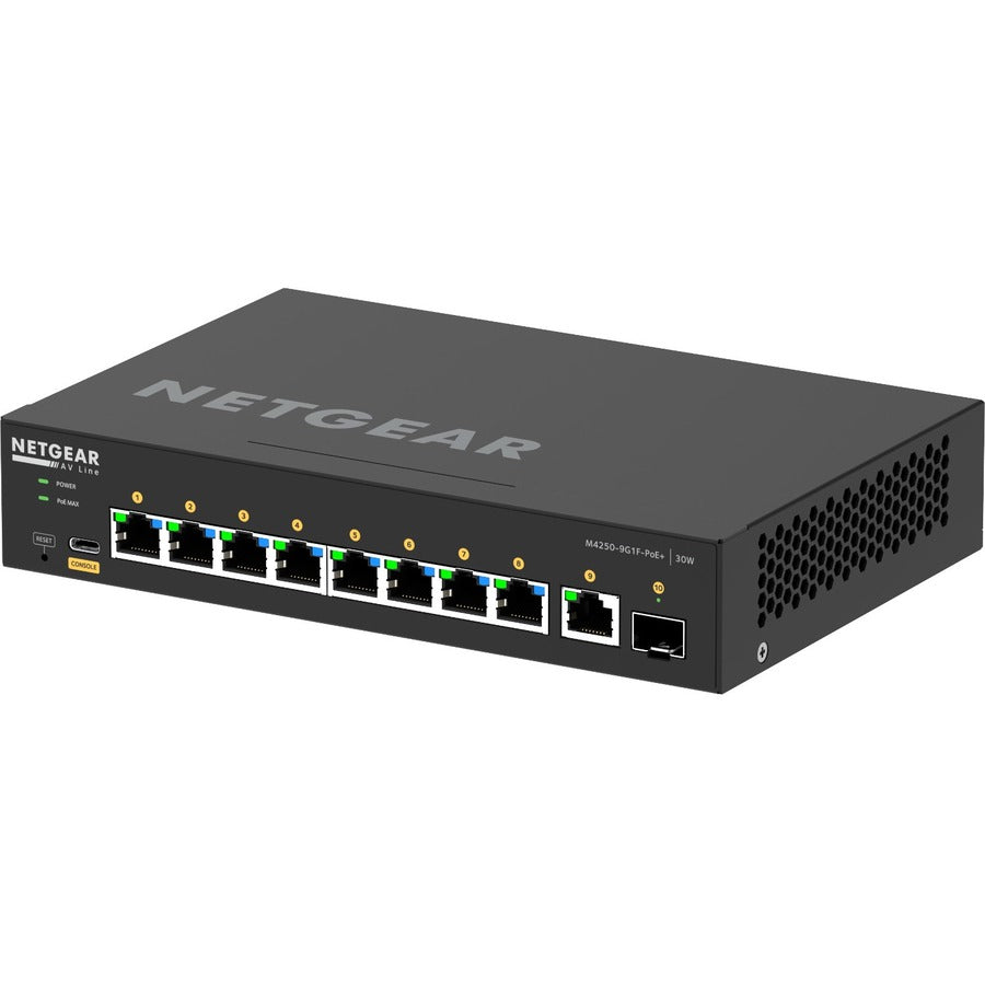 Commutateur Ethernet Netgear AV Line M4250 GSM4210PD GSM4210PD-100NAS