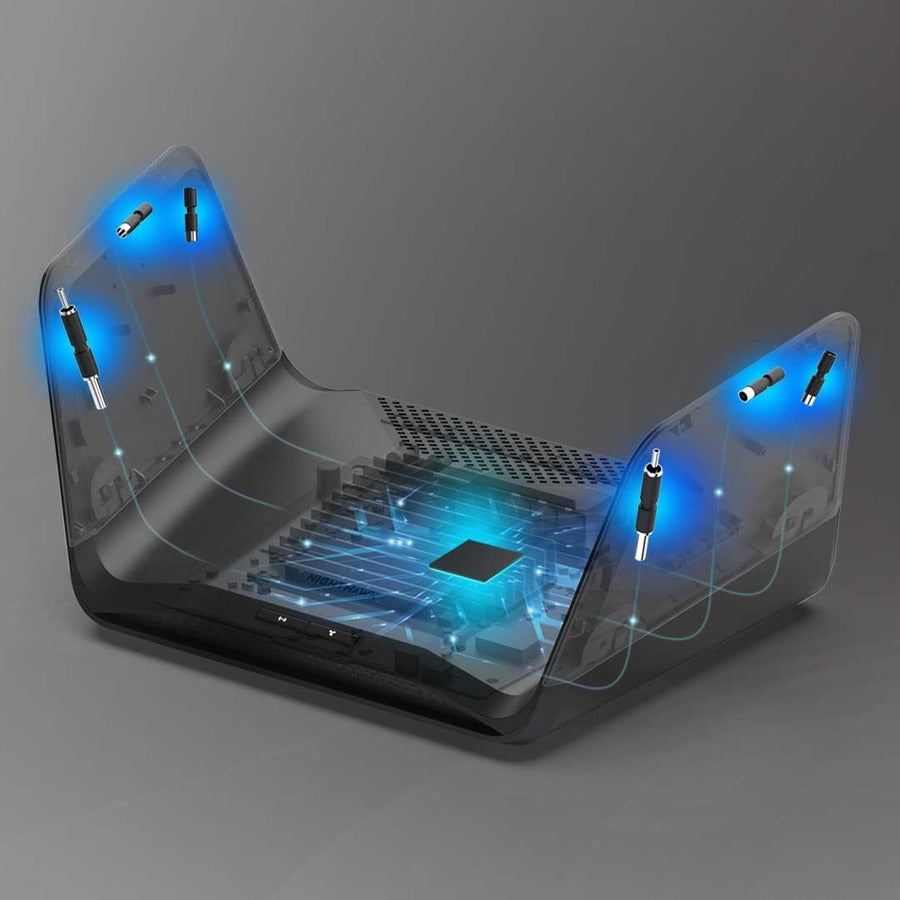 Routeur sans fil Ethernet Netgear Nighthawk RAXE300 Wi-Fi 6E IEEE 802.11 a/b/g/n/ac/ax RAXE300-100CNS