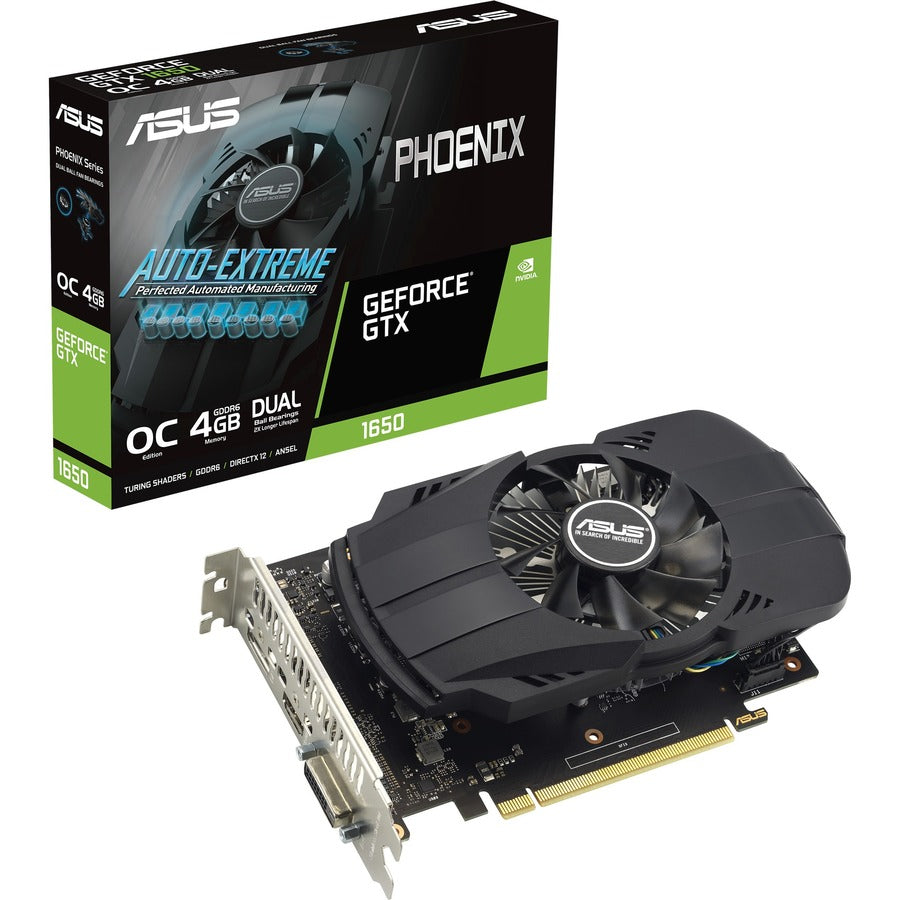 Carte graphique Asus NVIDIA GeForce GTX 1650 - 4 Go GDDR6 PH-GTX1650-O4GD6-P-EVO