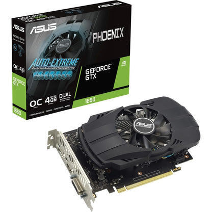 Carte graphique Asus NVIDIA GeForce GTX 1650 - 4 Go GDDR6 PH-GTX1650-O4GD6-P-EVO