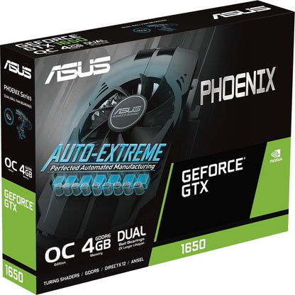 Carte graphique Asus NVIDIA GeForce GTX 1650 - 4 Go GDDR6 PH-GTX1650-O4GD6-P-EVO