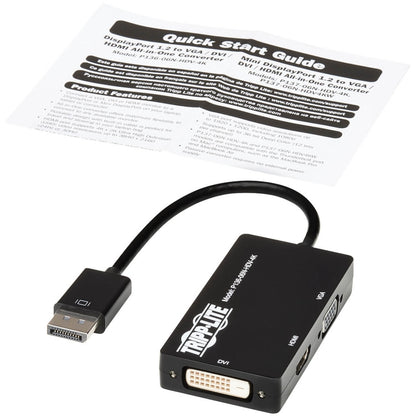 Adaptateur convertisseur DisplayPort vers VGA / DVI / HDMI 4K x 2K Tripp Lite P136-06N-HDV-4K