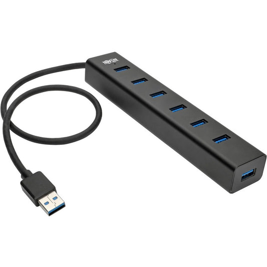 Mini-concentrateur USB 3.0 SuperSpeed ​​portable à 7 ports Tripp Lite, aluminium U360-007-AL
