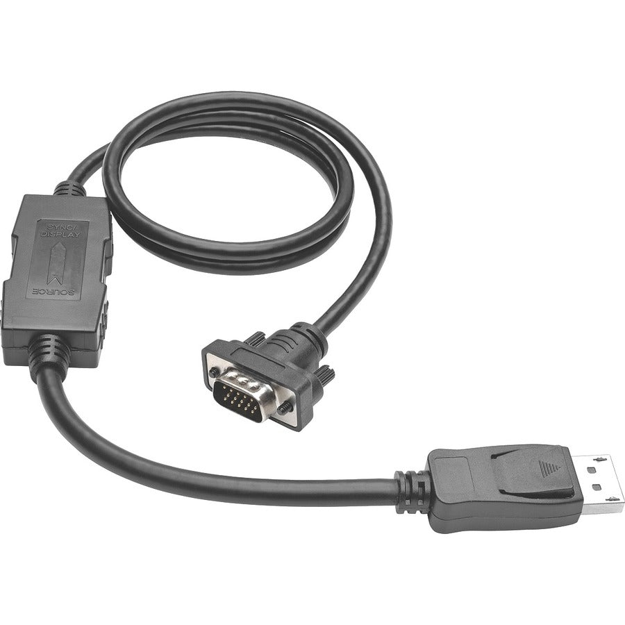 Câble adaptateur actif DisplayPort 1.2 vers VGA Tripp Lite P581-003-VGA-V2, 3 pieds P581-003-VGA-V2