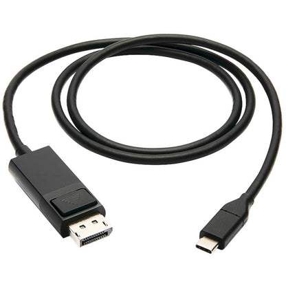 Adaptateur USB-C vers DisplayPort Tripp Lite U444-003-DP-BE, M/M, noir, 3 pi. U444-003-DP-BE