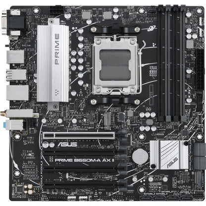 Carte mère de bureau gaming Asus Prime B650M-A AX II - Chipset AMD B650 - Socket AM5 - Micro ATX PRIME B650M-A AX II