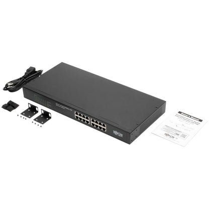 Commutateur réseau Gigabit Ethernet non géré Tripp Lite NG16POE avec POE NG16POE
