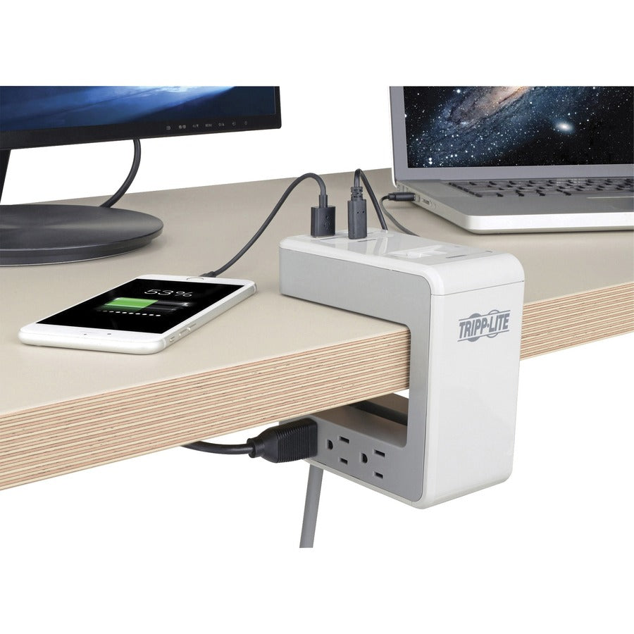Parasurtenseur/protecteur de surtension à 6 prises Tripp Lite Protect It! TLP648USBC TLP648USBC