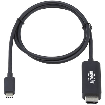 Adaptateur de câble USB-C vers HDMI Tripp Lite U444-003-HBE, M/M, noir, 3 pi. U444-003-HBE