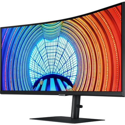 Moniteur LCD incurvé Samsung ViewFinity S6 S34A654UBN 34" UW-QHD - 21:9 - Noir LS34A654UBNXGO