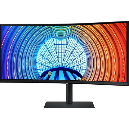 Moniteur LCD incurvé Samsung ViewFinity S6 S34A654UBN 34" UW-QHD - 21:9 - Noir LS34A654UBNXGO