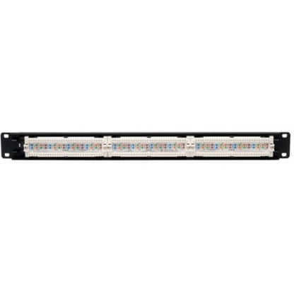 Panneau de brassage Tripp Lite 24 ports Cat6 Cat5 montage en rack 110 broches RJ45 Ethernet 1URM N252-024