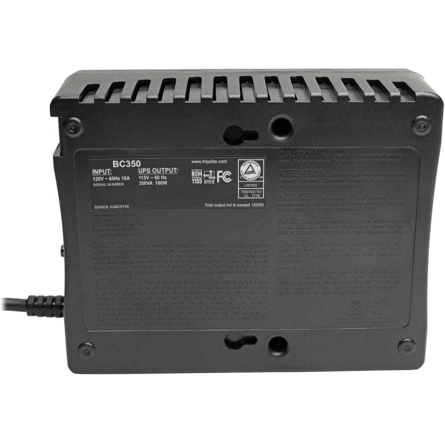 Tripp Lite BC Series BC350 350VA Mini Desktop UPS BC350