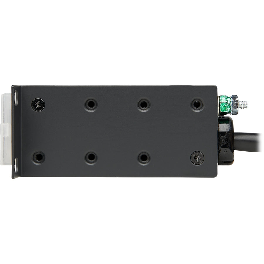 Multiprise Tripp Lite pour montage en rack en métal 120 V 5-15R à angle droit 12 prises 1U RS-1215-RA