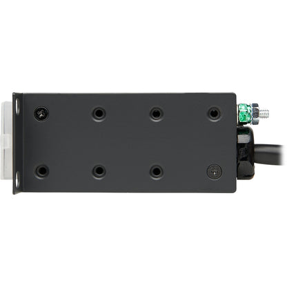 Multiprise Tripp Lite pour montage en rack en métal 120 V 5-15R à angle droit 12 prises 1U RS-1215-RA