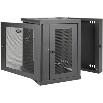 Armoire de montage mural pour rack Tripp Lite SmartRack 12U de profondeur UPS, arrière à charnière SRW12USDP