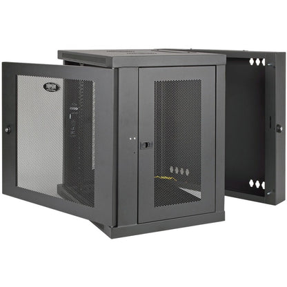 Armoire de montage mural pour rack Tripp Lite SmartRack 12U de profondeur UPS, arrière à charnière SRW12USDP