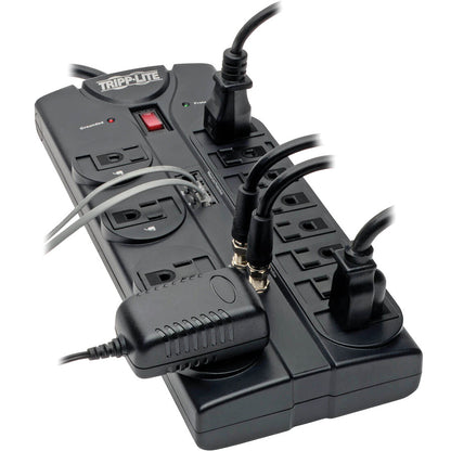 Parasurtenseur coaxial à 12 prises Tripp Lite TLP1208TELTV