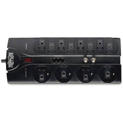 Parasurtenseur coaxial à 12 prises Tripp Lite TLP1208TELTV