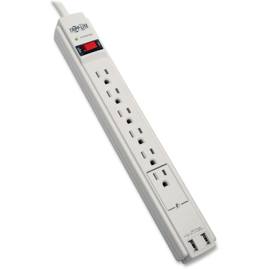Parasurtenseur 6 prises Tripp Lite 2100J TLP606USB