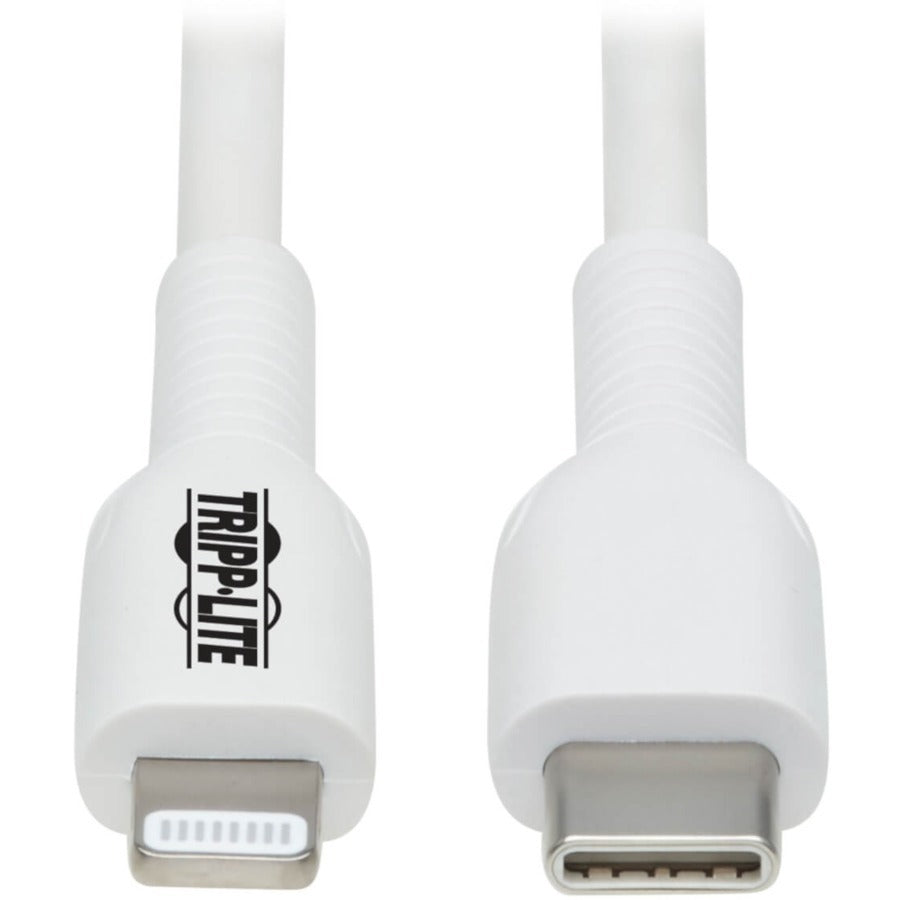 Câble de transfert de données Lightning/USB-C Tripp Lite Safe-IT M102AB-01M-WH M102AB-01M-WH
